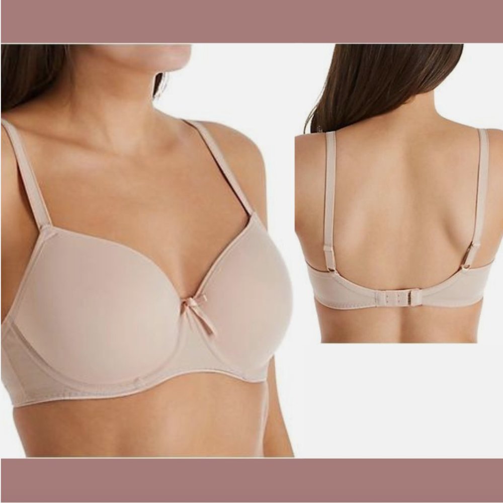 NWT $65 Freya [ 32K US ] Fancies Underwire Balcony Molded‎ Bra in Nude #6189